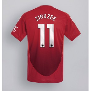 Manchester United Joshua Zirkzee #11 Domácí Dres 2024-25 Krátký Rukáv